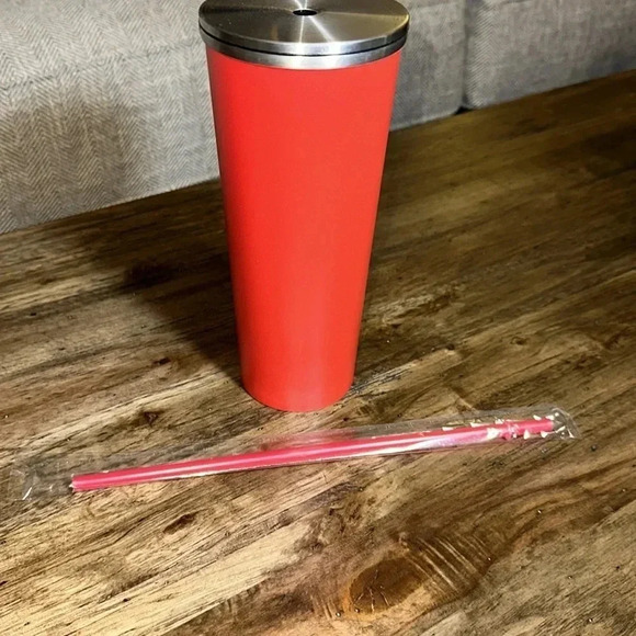 (NWT) NFL Kansas City Chiefs 18oz New
Skinny Tumbler Drinking Cup w Lid & Straw - Picture 4 of 7